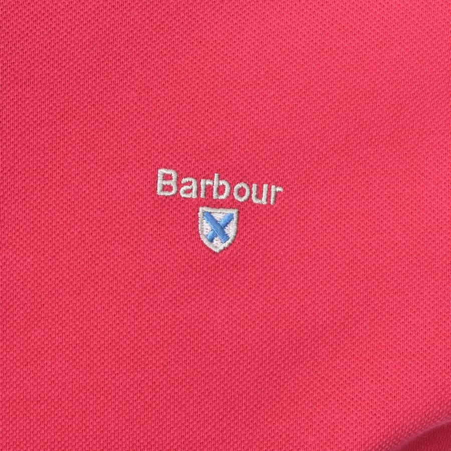 Alternative Image for ProductBarbour Pique Polo T Shirt Pink3